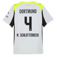 Borussia Dortmund Nico Schlotterbeck #4 Vonkajší futbalový dres 2025-26 Krátky Rukáv